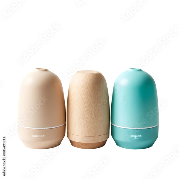 Fototapeta Ultrasonic Essential set of Oil Diffuser Top with Mist Outlet