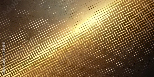 Obraz Abstract Golden Halftone Pattern with Diagonal Gradient and Subtle Texture