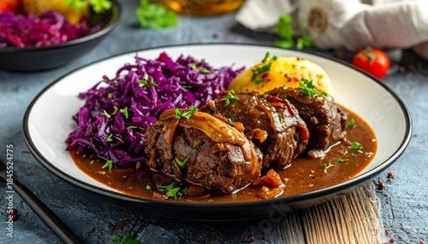 Obraz Rinderrouladen