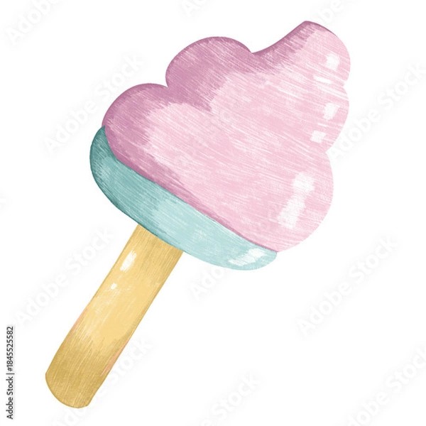 Obraz pink ice cream