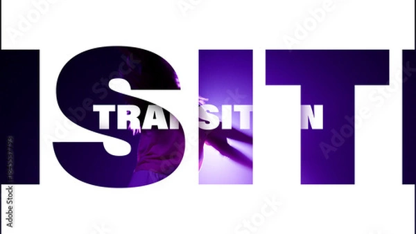 Obraz Transition Template | Text Animations with Dynamic Video Transitions