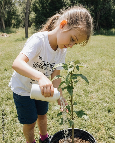 Obraz Arbor Day, Growing Together Through Planting