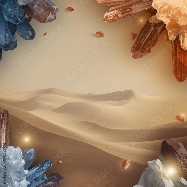 Obraz Crystal Copper Circular Frame