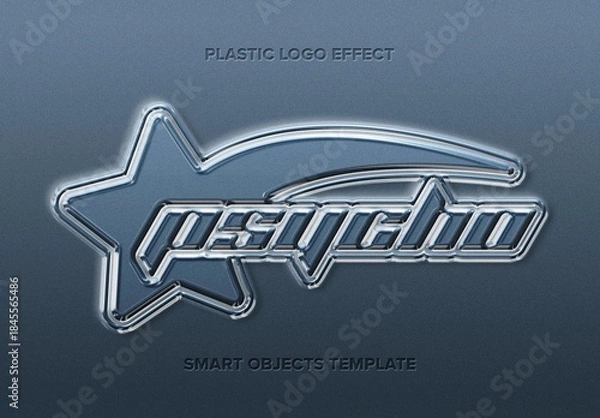 Obraz Plastic Logo Effect Mockup