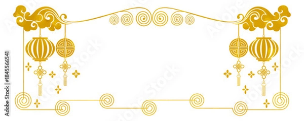 Obraz Chinese New Year background elements vector 6.eps