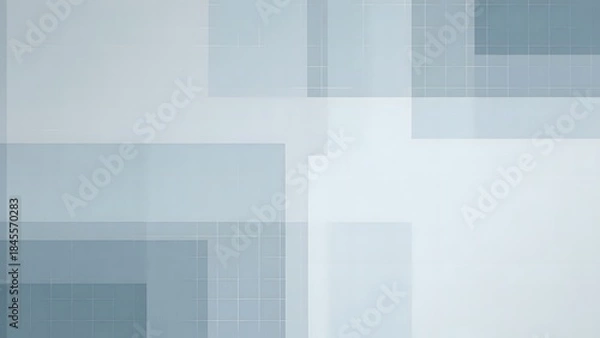 Obraz Geometric shapes background blue squares and rectangles