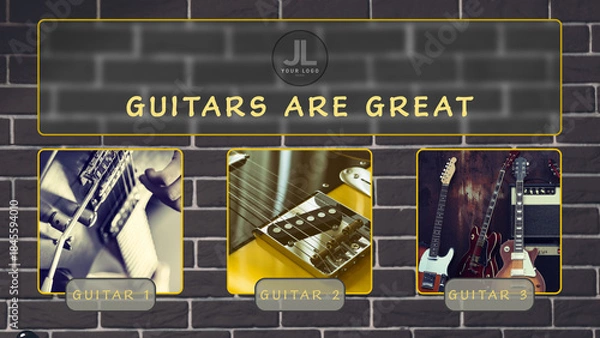 Fototapeta It Is A Box With 2 More Boxes Overlay