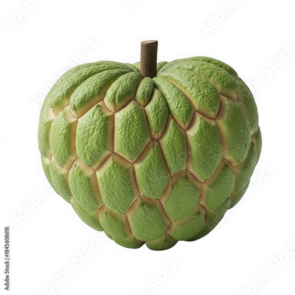Fototapeta Custard apple isolated on transparent background