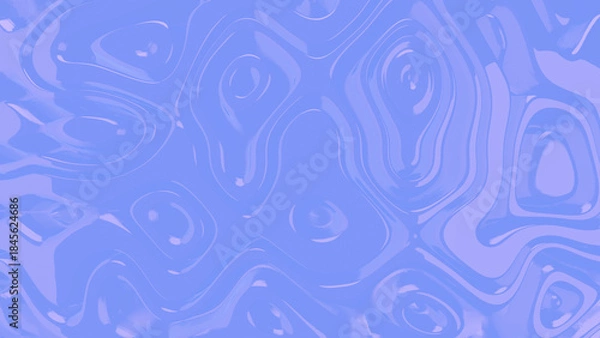 Fototapeta Blue abstract soft 3d background 4k