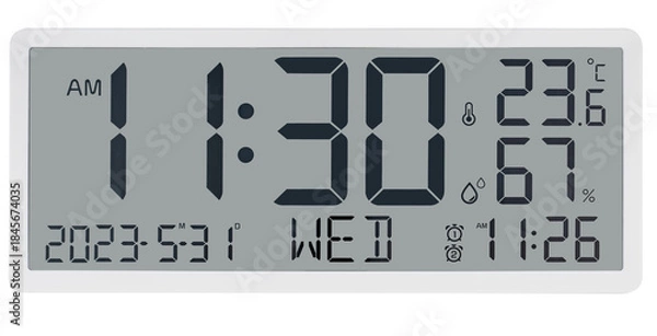 Obraz Large digital clock