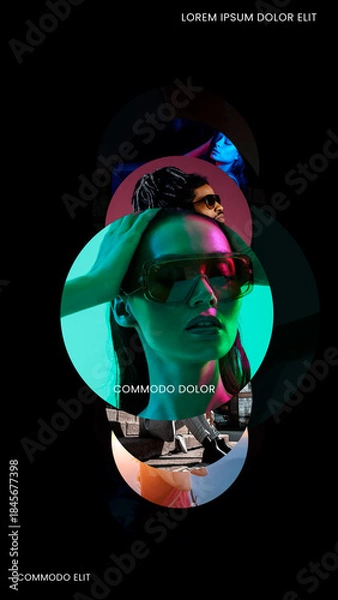 Obraz Vertical Carousel Animation 06