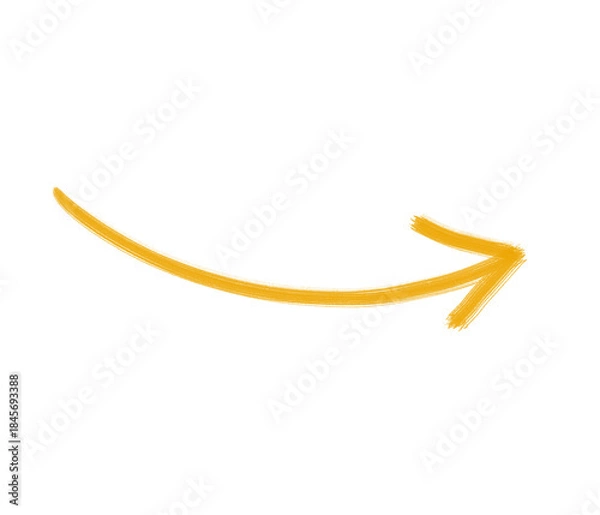 Obraz yellow arrow pointing up