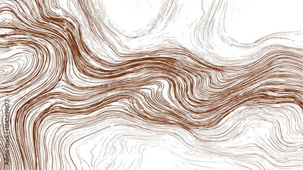 Obraz Elegant Mahogany Abstract Lines Background Vector Illustration