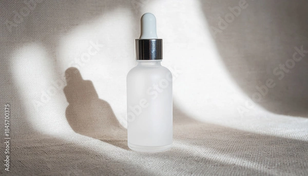 Obraz Blank Skincare Cosmetic Bottle With Copy Space