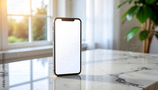 Obraz Smartphone Mockup With Copy Space