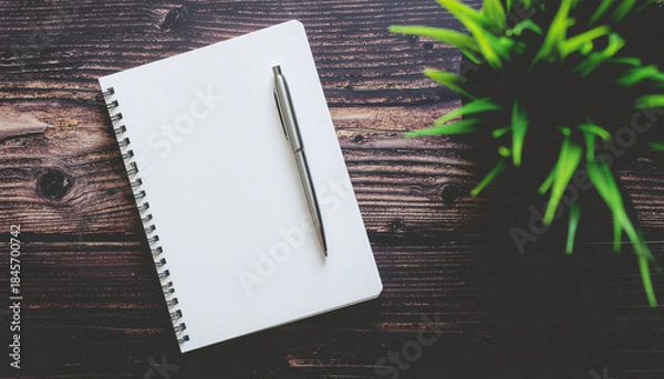 Obraz Minimalist Home Workspace With Copy Space