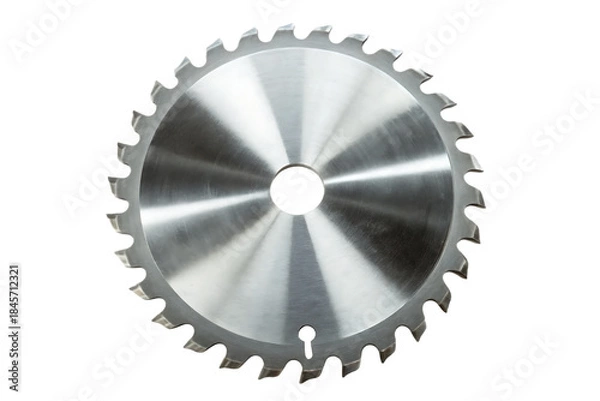 Obraz Circular saw blade isolated on white background