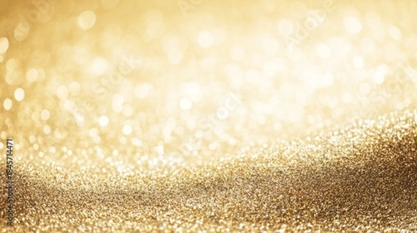 Obraz Christmas background texture: fine gold shimmer 