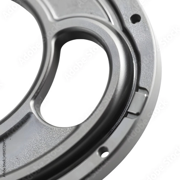 Fototapeta Macro Detail of Gasket Surface and Sealant Channel on Timing Cover