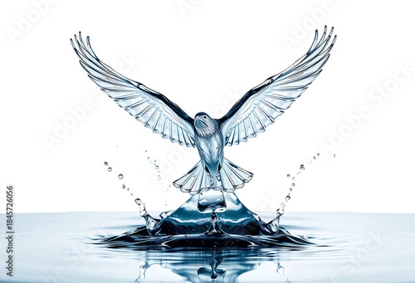 Obraz bird in water