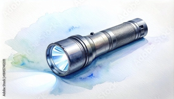Obraz Simple Military Flashlight Image