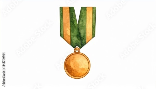 Obraz Award Medal Studio Shot