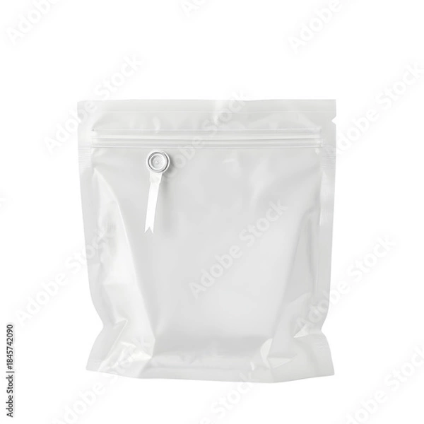 Fototapeta Tamper-Evident Evidence Bag Seal Partially Applied