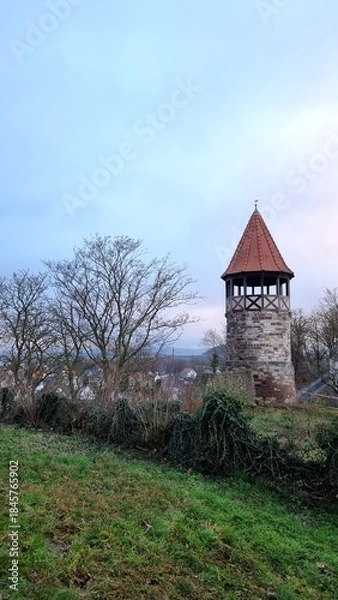 Obraz old prison tower gudensberg
