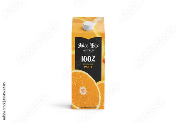 Fototapeta Juice Box Mockup 08