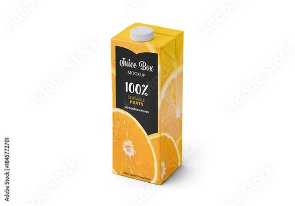 Fototapeta Juice Box Mockup 07