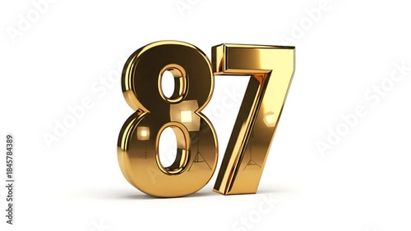 Obraz Golden Eighty Seven