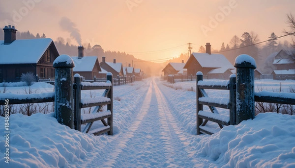 Obraz winter landscape
