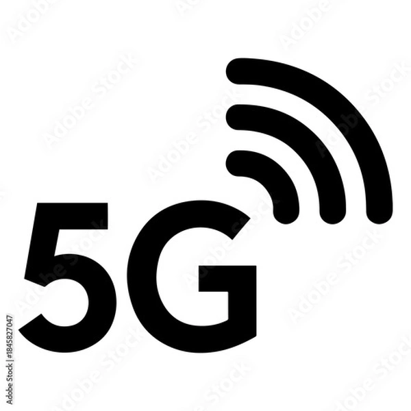 Obraz 5g network signal icon