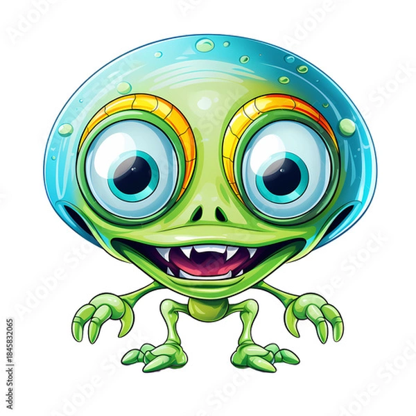 Obraz Adorable Extraterrestrial Vector Character Design
