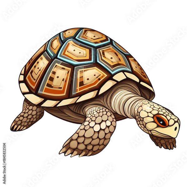 Obraz Detailed Turtle Shell Pattern Close-Up