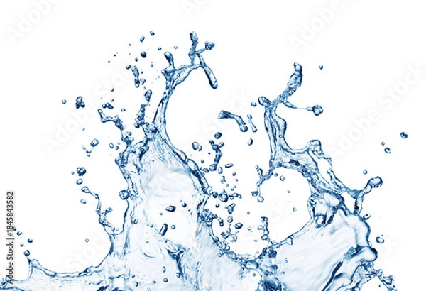 Fototapeta Water Splash Arc Isolated