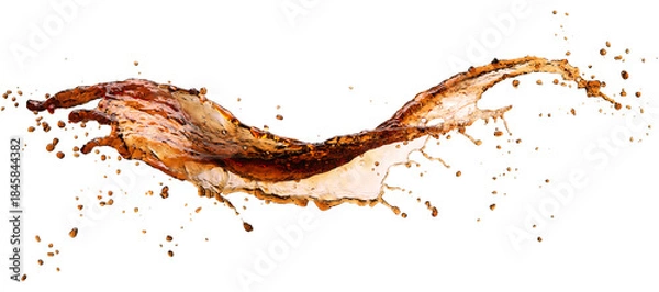 Fototapeta Cola splash isolated 