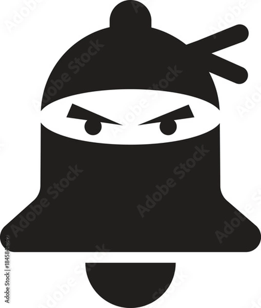 Obraz Spam Message Warning Alert Icon vector illustration
