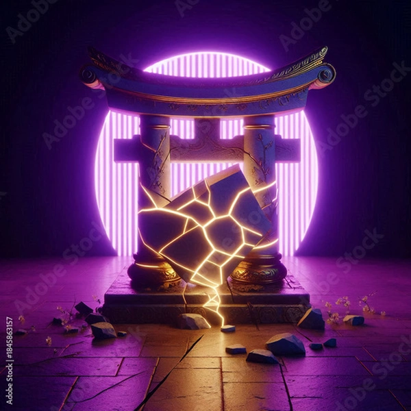 Obraz Amethyst Fault Relic