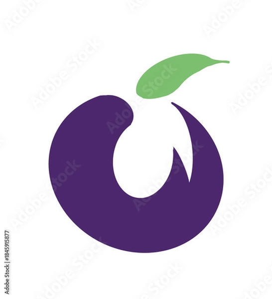 Obraz Plum icon