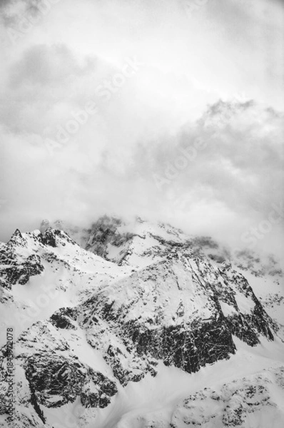 Obraz snow covered mountains