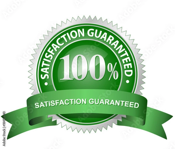 Obraz 100% Satisfaction Guaranteed Sign
