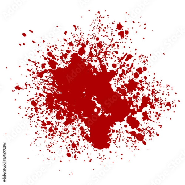 Obraz Blood Splatter Splash Stain Illustration