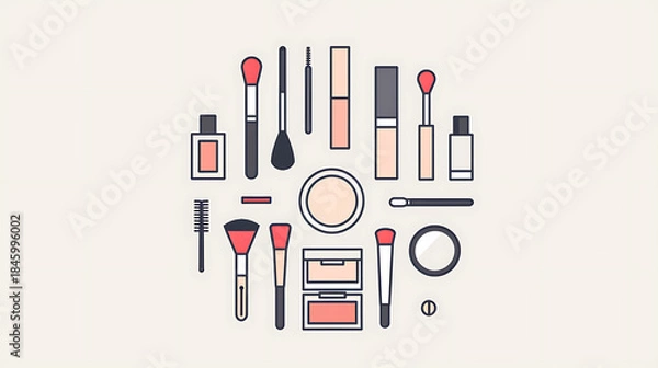 Fototapeta make up brushes