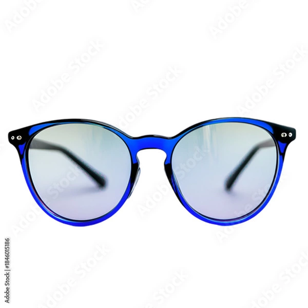 Obraz Modern Black Rectangular Reading Glasses Isolated on White