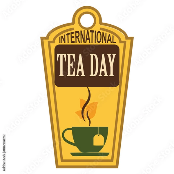 Obraz International Tea Day tag