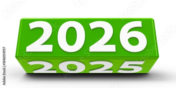 Obraz Green cube 2026-2025