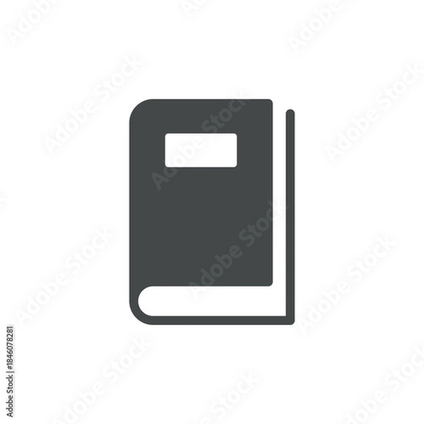 Obraz Trendy Book Education School Icon Vector Logo Template