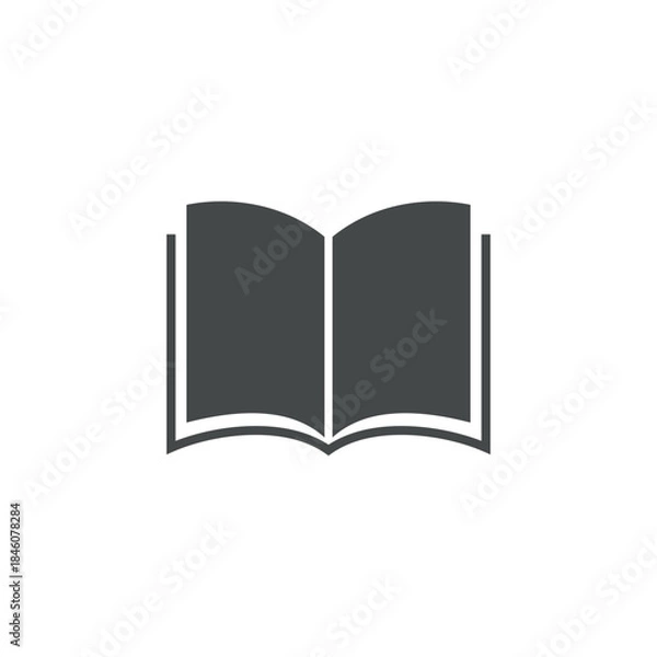 Obraz Trendy Book Education School Icon Vector Logo Template