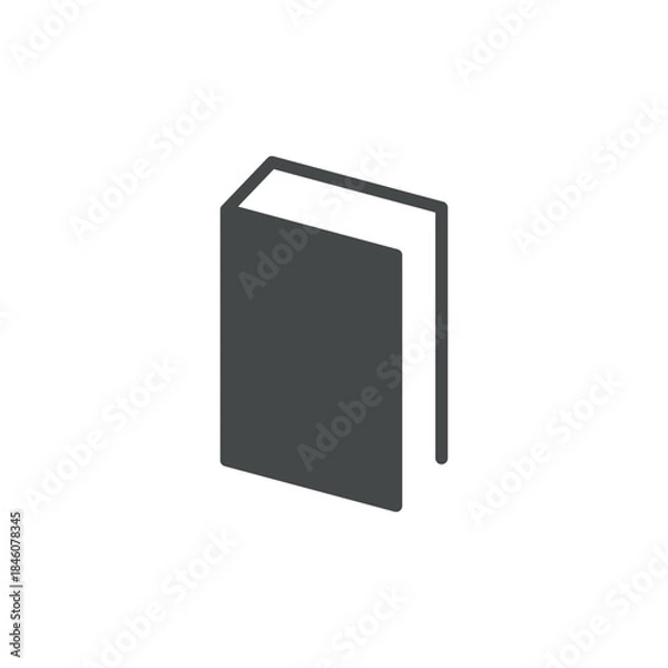 Obraz Trendy Book Education School Icon Vector Logo Template